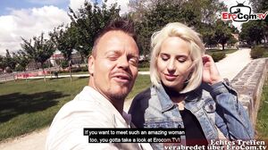 BLONDE PICK UP DATE - german tourist meet and fuck
