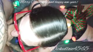@Wickedlove4565 - Hot POV Christmas face fucking, merry