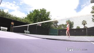 SpyFam - Stepbro Gives Tennis Lesson To Horny Stepsis